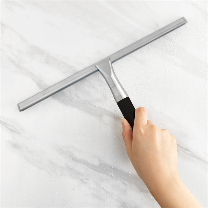 Shower Squeegee with Silicone Blade & Wall Mounting Bracket