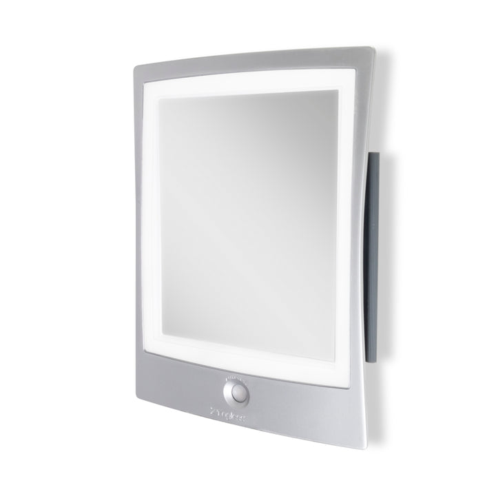 Fogless Lighted Shower Mirror with Mount & Rechargeable